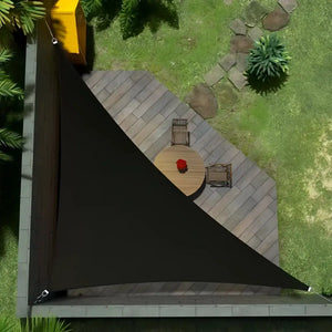 Toldo Vela Triangular Negro