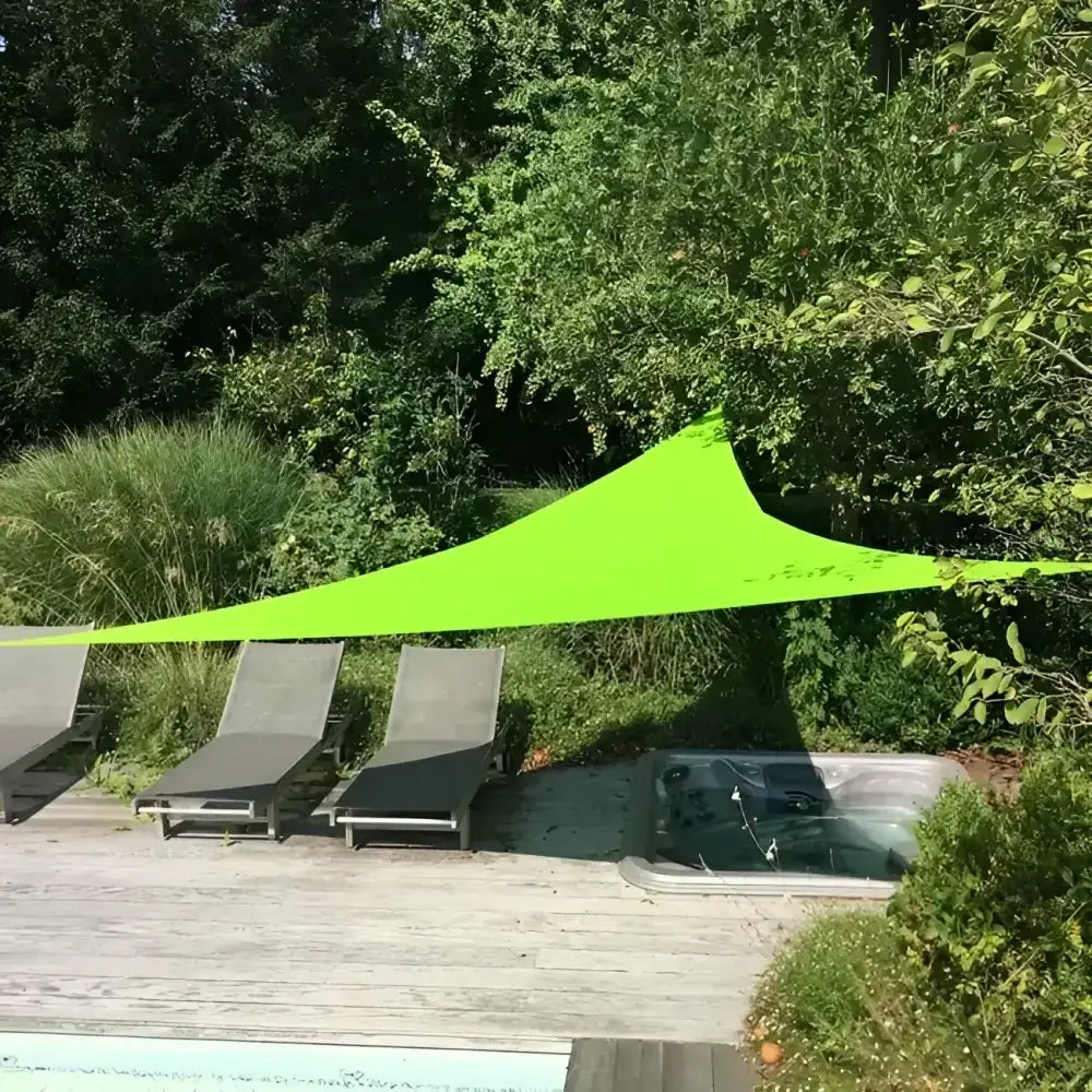 Toldo Vela Triangular Verde