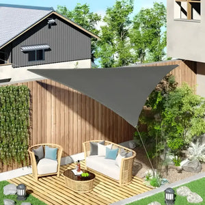 Toldo Vela Triangular Gris