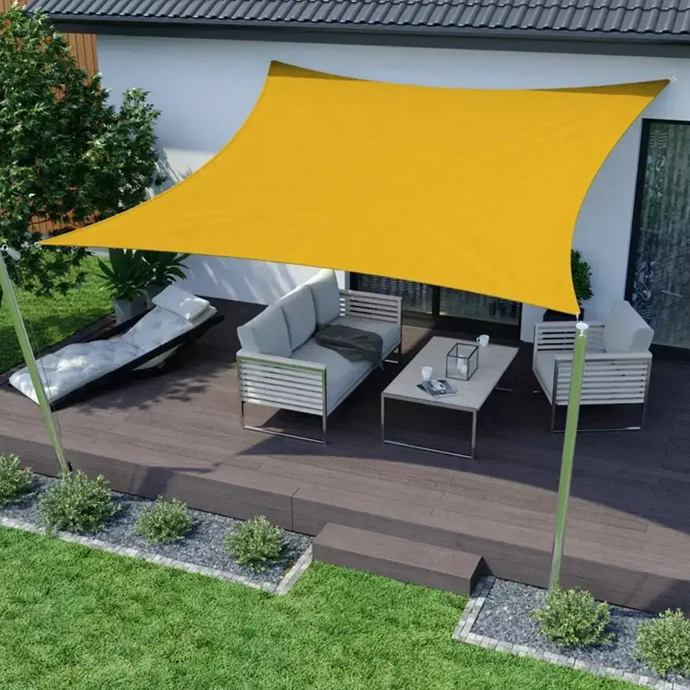 Toldo Vela Cuadrado Amarillo Azafran
