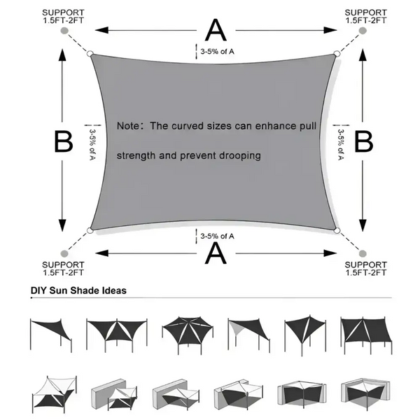 Toldo Vela Triangular Morado