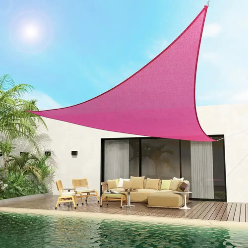 Toldo Vela Triangular Rosa