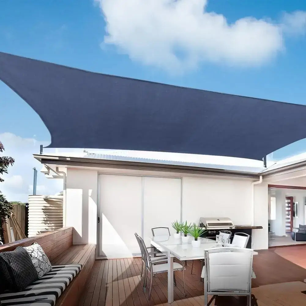 Toldo Vela Rectangular Azul