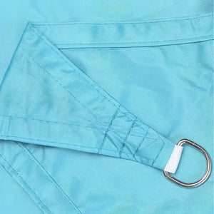 Toldo Vela Triangular Turquesa