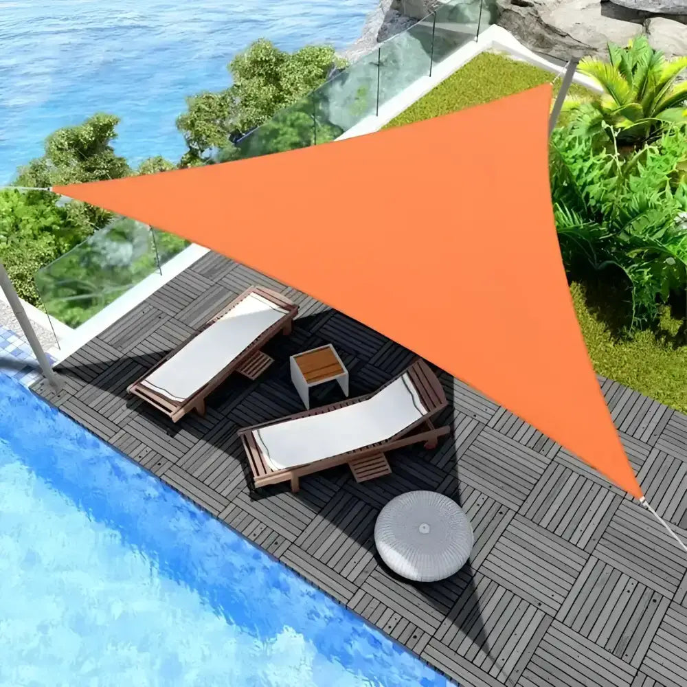 Toldo Vela Triangular Naranja