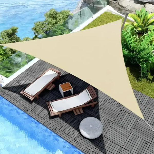 Toldo Vela Triangular Beis