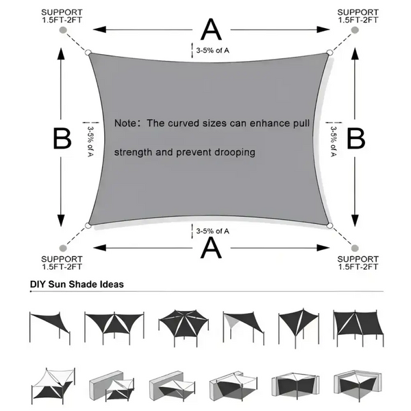 Toldo Vela Triangular Verde Lima