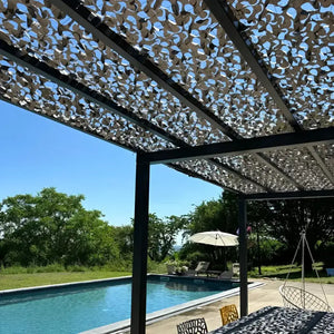 Gray Camo Netting | 420D Reinforced Camo Shade Netting