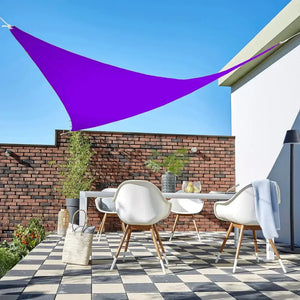 Toldo Vela Triangular Morado