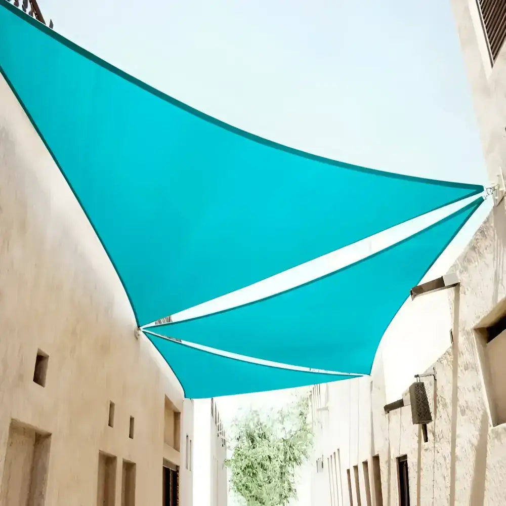 Toldo Vela Triangular Turquesa