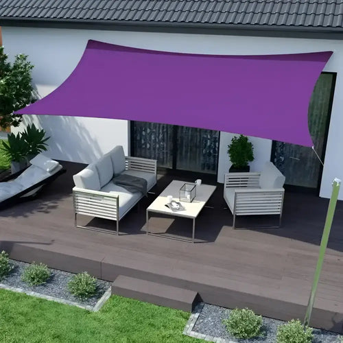 Toldo Vela Rectangular Morado