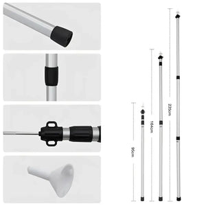Adjustable Shade Sail Poles for Tarps & Canopies