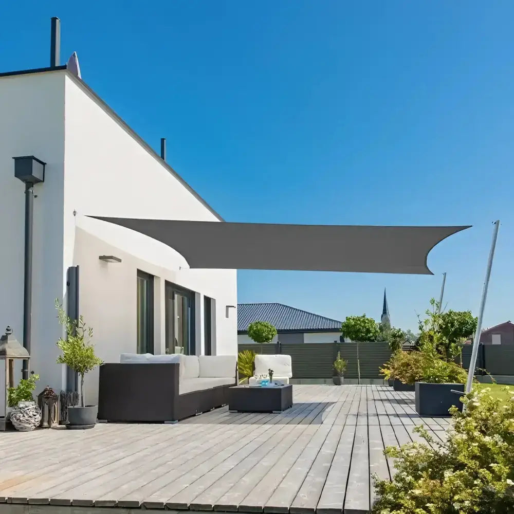 Toldo Vela Rectangular Antracito