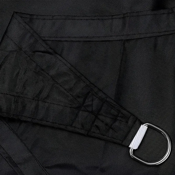 Toldo Vela Rectangular Negro