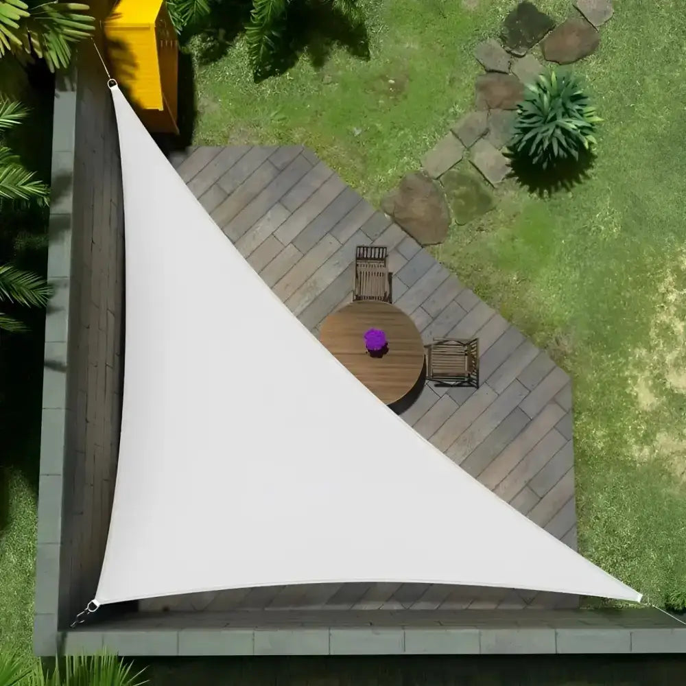 Toldo Vela Triangular Blanco