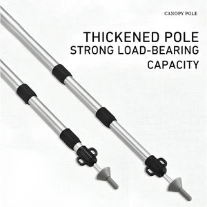 Adjustable Shade Sail Poles for Tarps & Canopies
