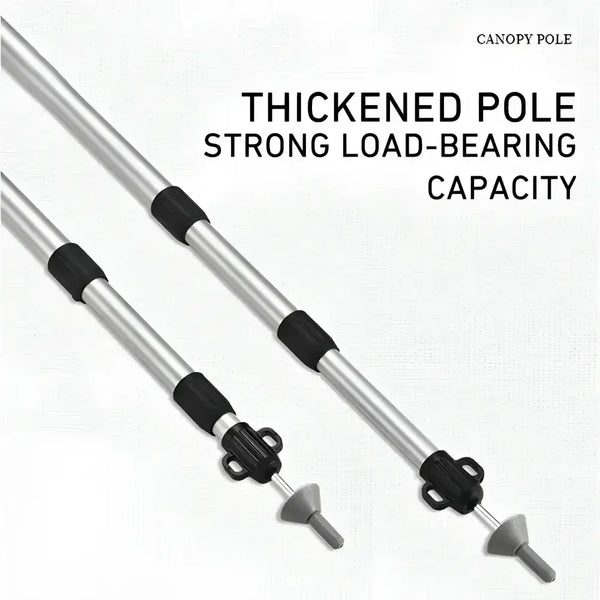Adjustable Shade Sail Poles for Tarps & Canopies
