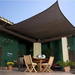Toldo Vela Cuadrado Marron