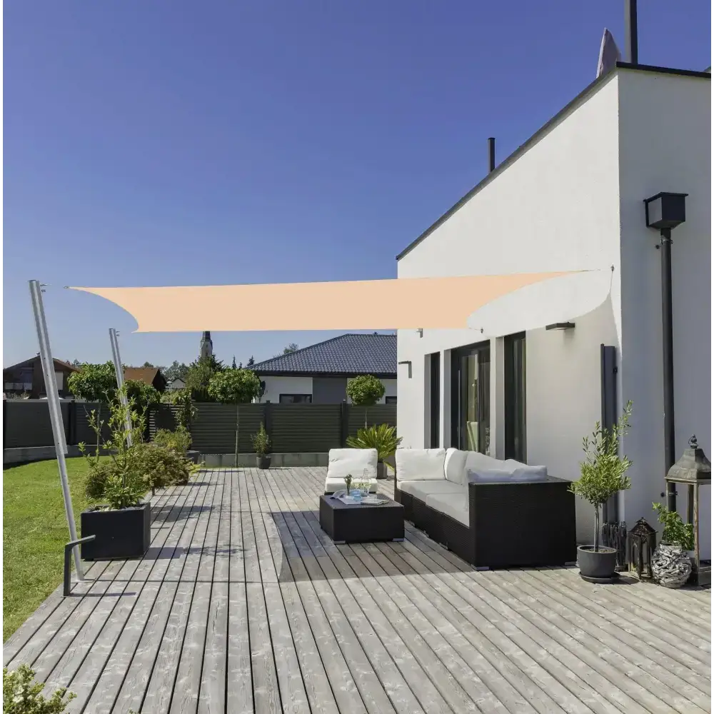 Toldo Vela Rectangular Rosa Palo