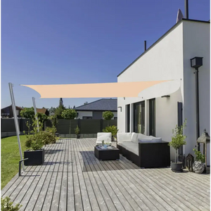 Toldo Vela Rectangular Rosa Palo