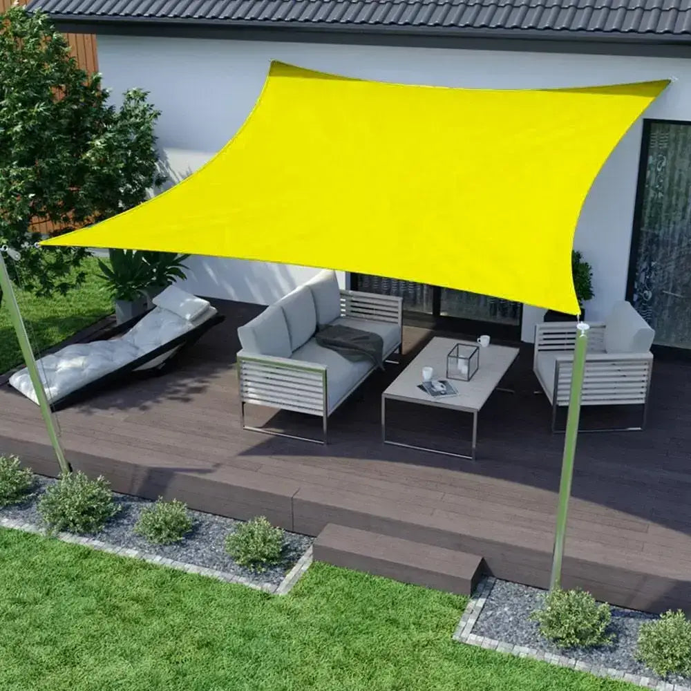 Toldo Vela Cuadrado Amarillo