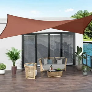Toldo Vela Rectangular Granate