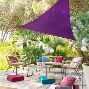Toldo Vela Triangular Morado