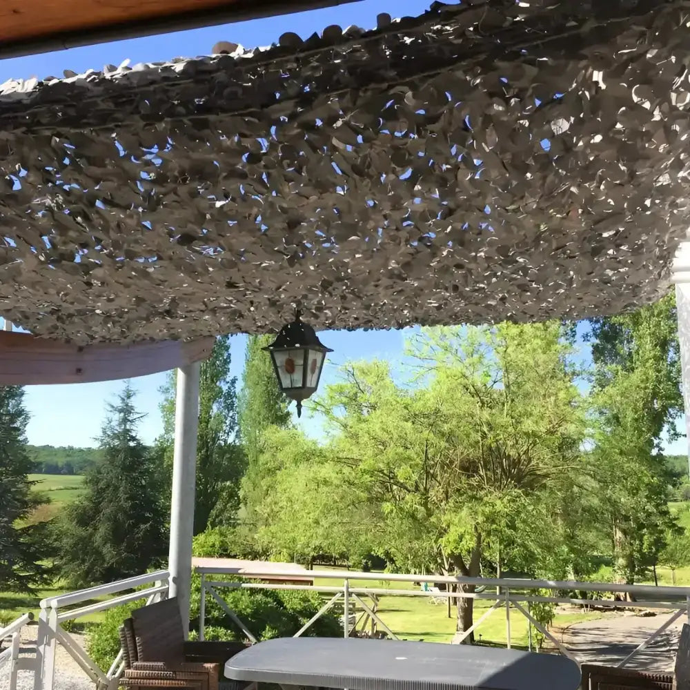 Gray Camo Netting | 420D Reinforced Camo Shade Netting