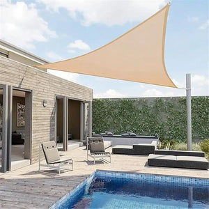 Toldo Vela Triangular Rosa Palo