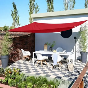 Toldo Vela Cuadrado Rojo