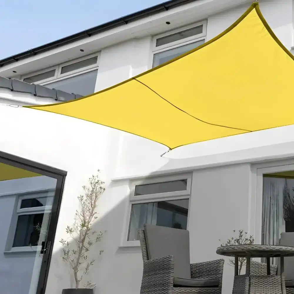 Toldo Vela Rectangular Amarillo
