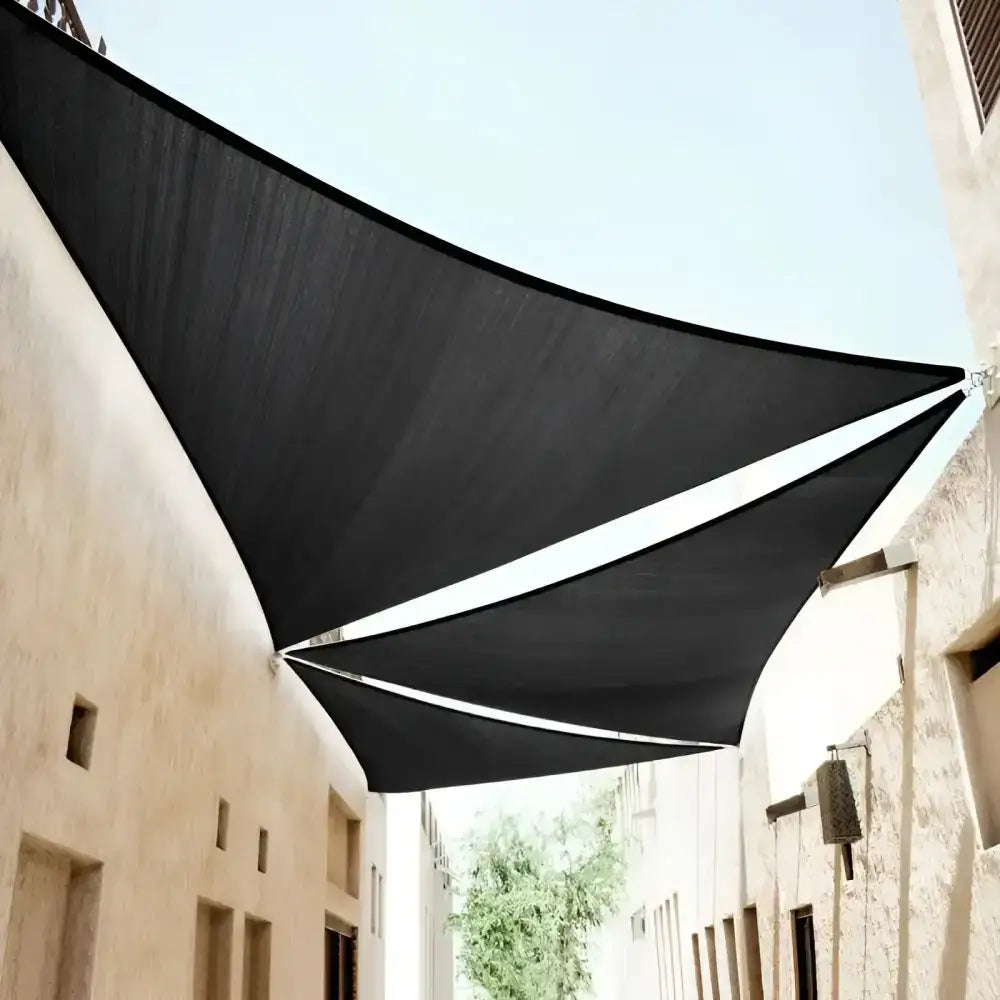 Toldo Vela Triangular Negro