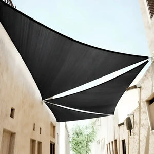 Toldo Vela Triangular Negro