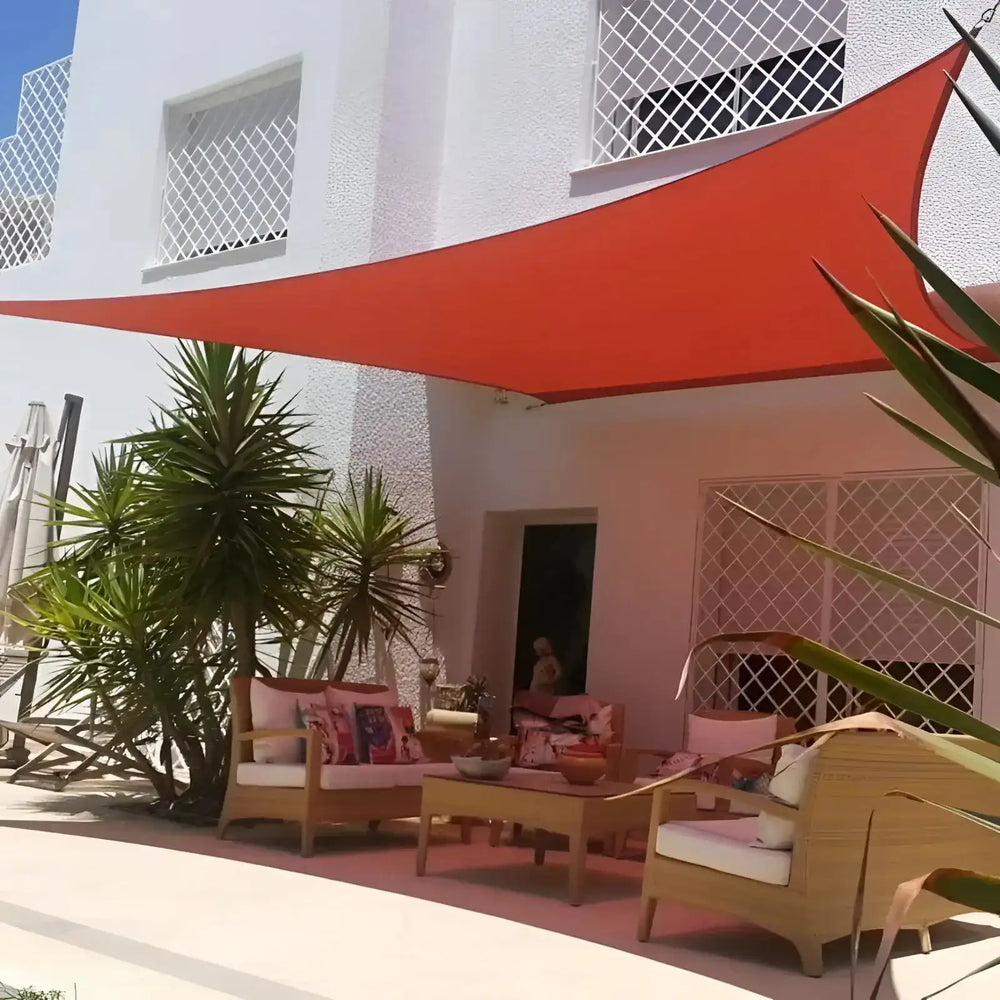 Toldo Vela Rectangular Rojo